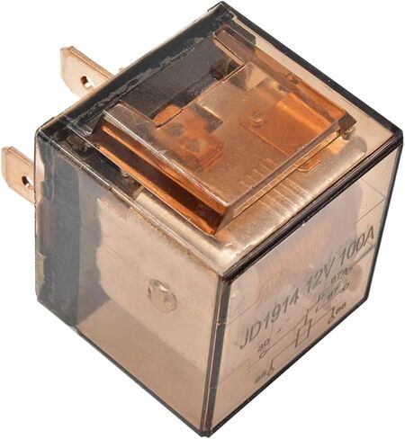 12V 24V 80A 100A 4Pin 5Pin Waterproof Automotive Relay SPDT Car Control Device Car Relays Switch with Relay Socket(12V 5Pin 100A) in Saudi Arabia
