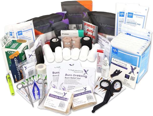 Rightning X Basic Aid First Responder EMT Medical Stocked Trooma Fill Kit LXSMK-A in Saudi Arabia
