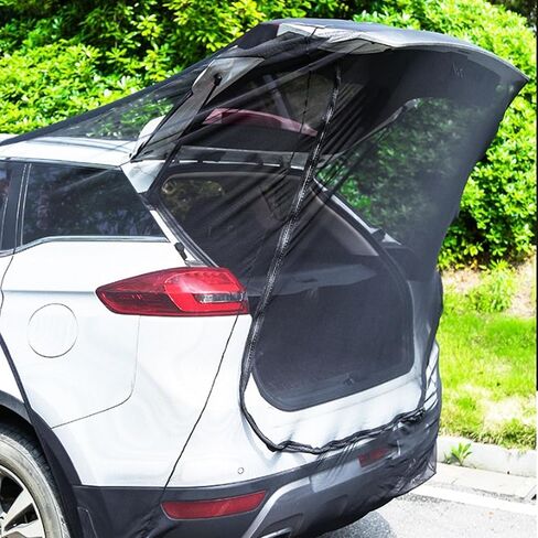 Fydun Car Trunk Mesh Net محسّنة تهوية محمولة سهلة تثبيت شاشة شاشة Suv Truck Camping in Saudi Arabia