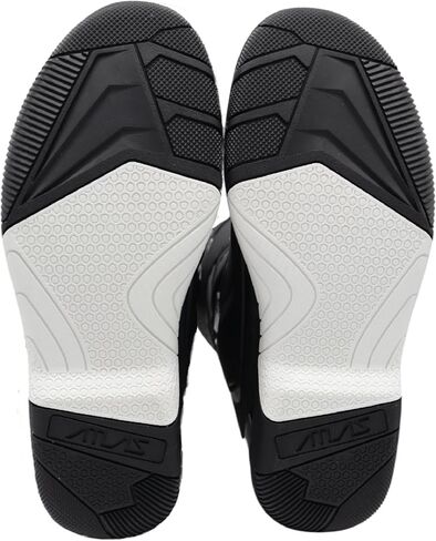 Atlas Brace Traction Mens Motocross Boots with Mud Gaiter ، و 4 buckle closure ، وحشو رغوة الذاكرة للاستخدام في: enduro racing ، powersports ، & motocross in Saudi Arabia