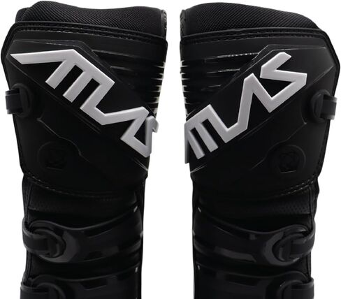 Atlas Brace Traction Mens Motocross Boots with Mud Gaiter ، و 4 buckle closure ، وحشو رغوة الذاكرة للاستخدام في: enduro racing ، powersports ، & motocross in Saudi Arabia