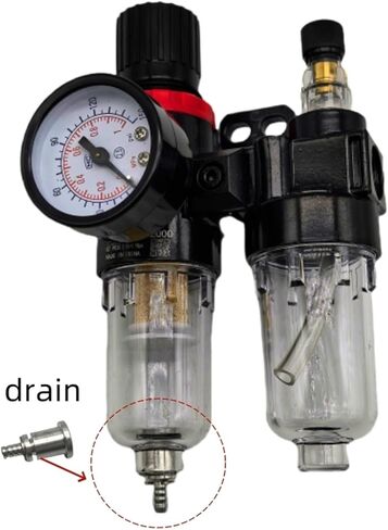 AFC2000 G1/4 يستخدم زيت ضاغط الهواء ومرشح هواء فاصل المياه لتقليل صمام الضغط AFR2000 + AL2000 in Kuwait