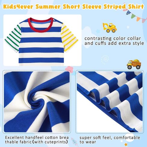kids4ever boy boy tshirt tshirt قصيرة الأكمام قميص الرقبة الدائري لمدة 2-6 سنوات الأطفال in Kuwait