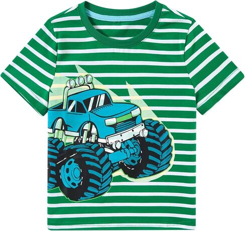 kids4ever boy boy tshirt tshirt قصيرة الأكمام قميص الرقبة الدائري لمدة 2-6 سنوات الأطفال in Kuwait