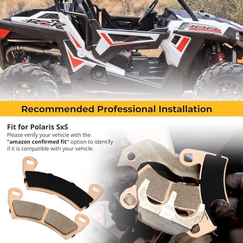 منصات الفرامل الخلفية الخلفية الأمامية 2203747 2208933 2205949 لـ Polaris RZR 1000/900-4/RS1 CREW-CREW 900/800/800-6X6/700/570-FULL-SIZE/1000/DIESE-L in Saudi Arabia