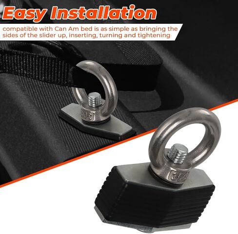 for Can-Am Bed Anchors Mounting Kit Tie Down Cargo Compatible with Can-Am Commander & Maverick & Defender(4 Pack) in Saudi Arabia