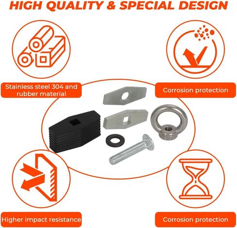 for Can-Am Bed Anchors Mounting Kit Tie Down Cargo Compatible with Can-Am Commander & Maverick & Defender(4 Pack) in Saudi Arabia