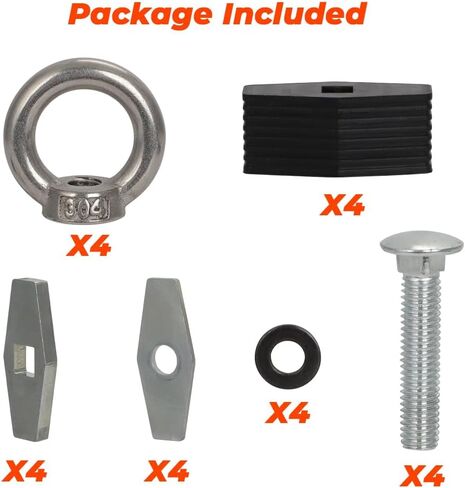 for Can-Am Bed Anchors Mounting Kit Tie Down Cargo Compatible with Can-Am Commander & Maverick & Defender(4 Pack) in Saudi Arabia