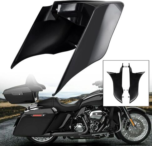 Stretched Extended Side Cover Panel For Harley Electra Glide Ultra Classic FLHTCU Road Glide Special FLTRXS Road King Special FLHRXS Street Glide Special FLHXS 2014-2023 in Saudi Arabia