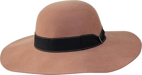 B&S Premium Julia Ribbon - Wide Brim Ladies Hat - 100% Wool Felt with Ribbon Trim - Water Resistant in Saudi Arabia
