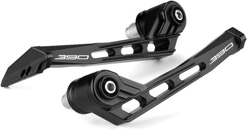Motorcycle Brake Clutch Lever Guards Bar End Handguard Compatible With K.T.M 390Duke 390RC 2015-2023 2024 | Handlebar Protector duke390 rc390 Accessories (orange) in Saudi Arabia
