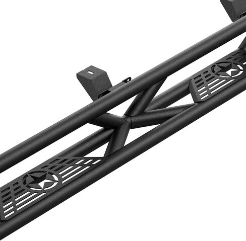 Running Boards Drop Side Steps Compatible with 2018 2019 2020 2021 2022 2023 2024 2025 Jeep Wrangler JL JLU Unlimited 4 Doors, Heavy-Duty Steel Nerf Bars Step Plates Rock Slider Rail in Saudi Arabia