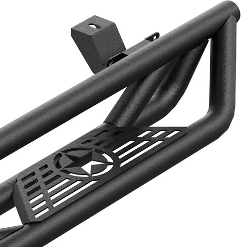 Running Boards Drop Side Steps Compatible with 2018 2019 2020 2021 2022 2023 2024 2025 Jeep Wrangler JL JLU Unlimited 4 Doors, Heavy-Duty Steel Nerf Bars Step Plates Rock Slider Rail in Saudi Arabia