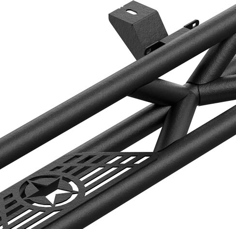 Running Boards Drop Side Steps Compatible with 2018 2019 2020 2021 2022 2023 2024 2025 Jeep Wrangler JL JLU Unlimited 4 Doors, Heavy-Duty Steel Nerf Bars Step Plates Rock Slider Rail in Saudi Arabia