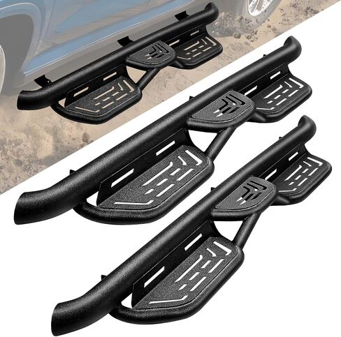 ELH Running Boards Compatible with 2019-2024 Chevy Silverado/GMC Sierra 1500 Crew Cab 2020-2024 Chevy Silverado & GMC Sierra 2500HD 3500HD Crew Cab in Saudi Arabia