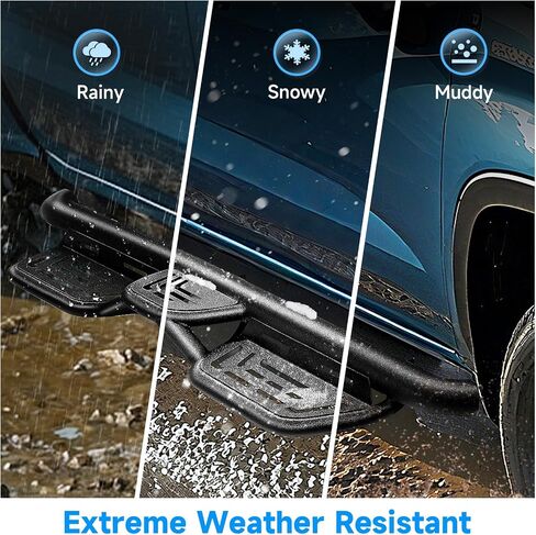 ELH Running Boards Compatible with 2019-2024 Chevy Silverado/GMC Sierra 1500 Crew Cab 2020-2024 Chevy Silverado & GMC Sierra 2500HD 3500HD Crew Cab in Saudi Arabia