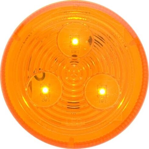 Optronics 2 Pack 2 1/2 "Round Amber 3 Diode LED Marker Lights Mcl57ab in Kuwait