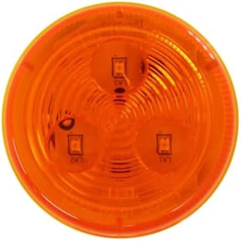 Optronics 2 Pack 2 1/2 "Round Amber 3 Diode LED Marker Lights Mcl57ab in Kuwait