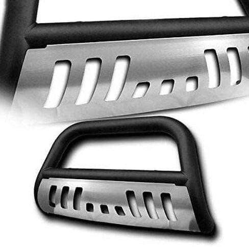Autoforever 3 "Pront Pulper Bulr Bar Brich Brush Push Tubing أسود مع لوحة زرقاء متوافقة مع 2003-2017 Expedition F150 2003-2014 2016-2017 Navigator Mark in Kuwait