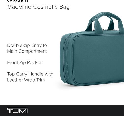 TUMI - Voyageur Small Madeline Cosmetic Bag - Makeup Case Organizers for Travel - Make Up Bag for Packing - Light Mauve in Kuwait
