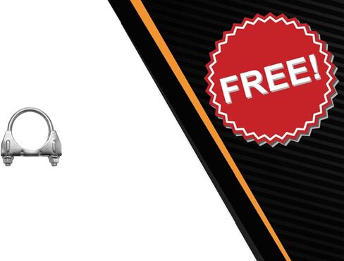 Northeastern Exhaust | Stainless Steel Rear Muffler Compatible for 2012-2014 Volkswagen Passat 2.5L | Free Clamp Included | Automotive Replacement Part in Saudi Arabia