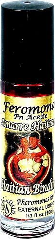 12 PIECES HAITIAN BIND/AMARRE HAITIANO PHEROMONE OIL ROLL-ON BOTTLE 1/3 OZ 10ML in Saudi Arabia