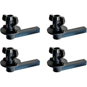 4PCS for Ford Bronco 2021 2022 2023 2024 Fender Flare Handle Locking Pins, Front & Rear Wheel Protector Clips Kit, W721136S300, 2/4 Door, L-Shape Plastic in Saudi Arabia
