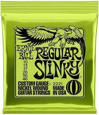 Ernie Ball 12 Sets 2221 Regular Slinky Strings with Picks in Saudi Arabia