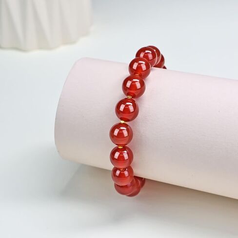 قلادة من الخرز للنساء ، قلادة من أحجار الأحجار الكريمة الطبيعية قلادة قلادة 10 ملم حبة حبلا قلادة قلادة قلادة شفاء مجوهرات شقرا الكريستال in Kuwait