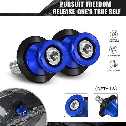 MFGZD دراجة نارية Swing Arm Sliders Sliders 6mm CNC Swing Arm Stand Stand Stand Screat for YZF R7 R1 R125 R6 MT07 R25 FZ1 FZ6 FZ8 MT03 MT09 FZ07 MT09 SP MT10 MT25 MT125 XSR700 900 TRACER in Kuwait
