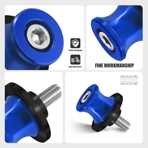 MFGZD دراجة نارية Swing Arm Sliders Sliders 6mm CNC Swing Arm Stand Stand Stand Screat for YZF R7 R1 R125 R6 MT07 R25 FZ1 FZ6 FZ8 MT03 MT09 FZ07 MT09 SP MT10 MT25 MT125 XSR700 900 TRACER in Kuwait