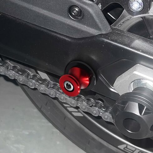MFGZD دراجة نارية Swing Arm Sliders Sliders 6mm CNC Swing Arm Stand Stand Stand Screat for YZF R7 R1 R125 R6 MT07 R25 FZ1 FZ6 FZ8 MT03 MT09 FZ07 MT09 SP MT10 MT25 MT125 XSR700 900 TRACER in Kuwait