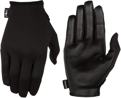 Thrashin Supply Leather Palm Stealth Gloves Black MD in Saudi Arabia