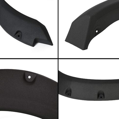 KUAFU Fender Flares Compatible with 2009-2018 Dodge Ram 1500 2019-2023 Ram 1500 Classic (Exclude R/T & Rebel Models) Textured Black Pocket Bolt-Riveted Style Fender Flare Set, Front & Rear 4 Piece in Saudi Arabia