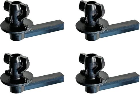 4PCS for Ford Bronco 2021 2022 2023 2024 Fender Flare Handle Locking Pins, Front & Rear Wheel Protector Clips Kit, W721136S300, 2/4 Door, L-Shape Plastic in Saudi Arabia
