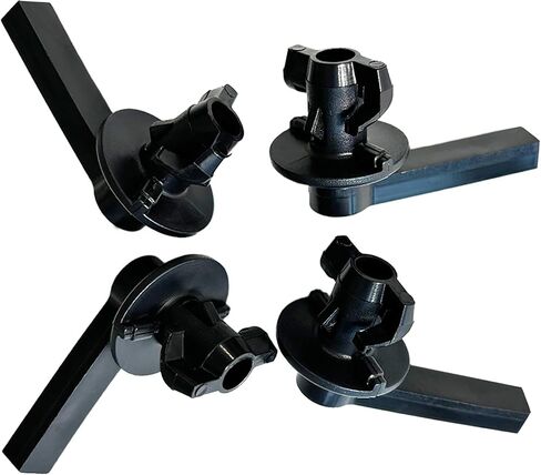4PCS for Ford Bronco 2021 2022 2023 2024 Fender Flare Handle Locking Pins, Front & Rear Wheel Protector Clips Kit, W721136S300, 2/4 Door, L-Shape Plastic in Saudi Arabia