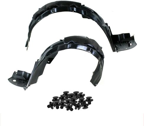 Parts n Go Fender Liner مجموعة W/مقاطع للولايات المتحدة الأمريكية بنيت 2008-2012 Accord Sedan Front Side and Passenger Side إلى اليمين HO1248138 HO1249138 74150TA0A00 74100TA5A00 in Saudi Arabia