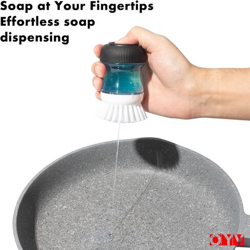 Palm Brush Refills Compatible with OXO Good Grips Soap Dispensing Palm Brush, A dispenser handle, 4 Pack Dish Brush Head Replacement, Cleaning Replacement Brush Head, Dish Scrub Brush. in Saudi Arabia