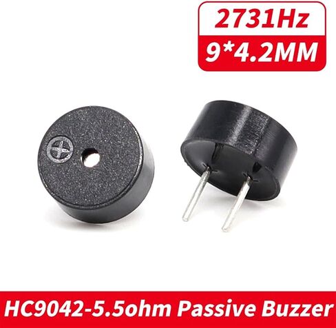 10pcs Passive Buzzer 9042 16ohm 42 Ohms AC 3V 3.3V 9 * 4.2mm 9x4.2mm 16R Mini Electromagnetic Buzzers(10pcs HC9042 42ohm) in Kuwait