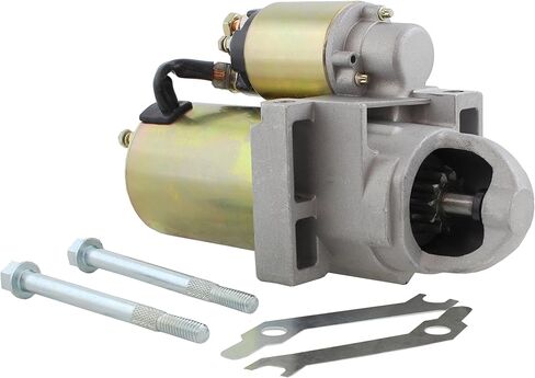 Gladiator New Premium Saej1171 Marine Certified Starter متوافق مع Mercruiser 260 262 350 454 5.7L 4.3L 7.4L 8.2L V8 محرك يستبدل 50-806964A2 50-806964A3 50-807907 3854751 3856004 50-806964A4 in Kuwait