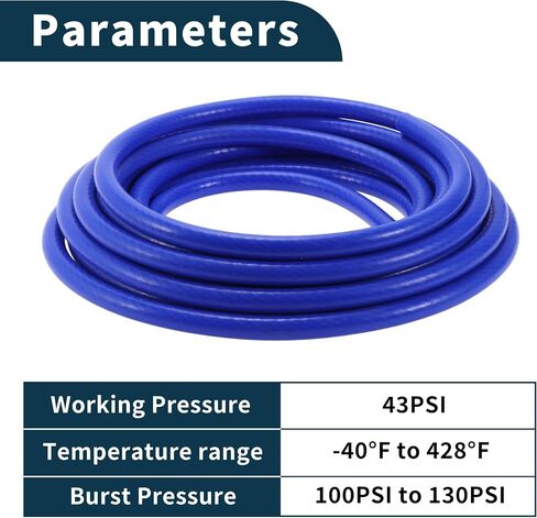 خراطيم أنابيب السيليكون خراطيم فراغ السيارات 29.5 قدم 3/8 "معرف 10 مم 3 مم 1 PC درجة حرارة عالية 130psi كحد أقصى للهواء والماء in Saudi Arabia
