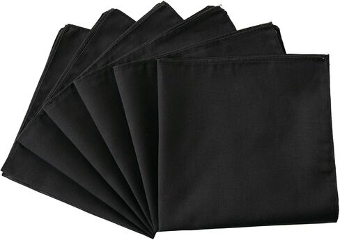 CoCoUSM Solid White Cotton Handkerchiefs for Wedding Party DIY Draw Gift Bulk in Kuwait