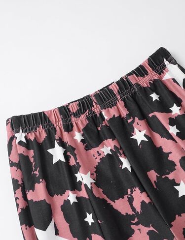 Hipea Girls Clothes 2 قطعة هوديي الكنغر جيب جيب طويل الأكمام من النوع الثقيل طباعة السراويل in Kuwait