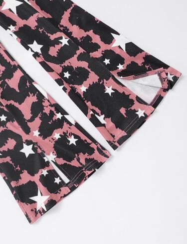Hipea Girls Clothes 2 قطعة هوديي الكنغر جيب جيب طويل الأكمام من النوع الثقيل طباعة السراويل in Kuwait