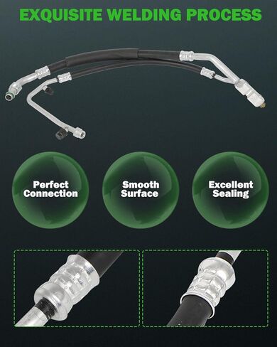 SCITOO AC Suction and Discharge Line Hose Assembly for Ford for E-150 for E-250 for E-350 for E-450 for E-550 for Club Wagon for Econoline 4.2L 4.6L 5.4L 6.8L 2002-2007 (6C2Z19D850AA 6C2Z19D850AB) in Saudi Arabia