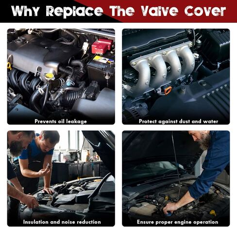 أغطية صمام طويل القامة من الألومنيوم لـ Chevy SBC 1958-1986 283 302 305 327 350 383 400 محرك بلوك صغير أغطية صمام مطلية باللون الأسود in Saudi Arabia