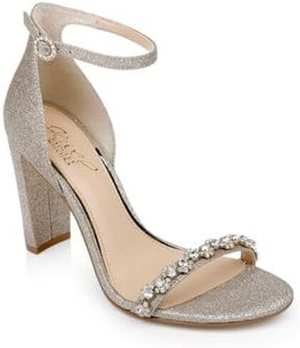 Jewel Badgley Mischka Alyssa Block Heel Sandals in Saudi Arabia
