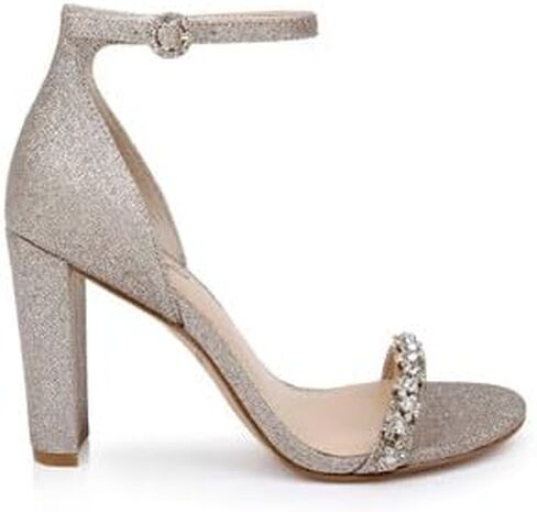 Jewel Badgley Mischka Alyssa Block Heel Sandals in Saudi Arabia