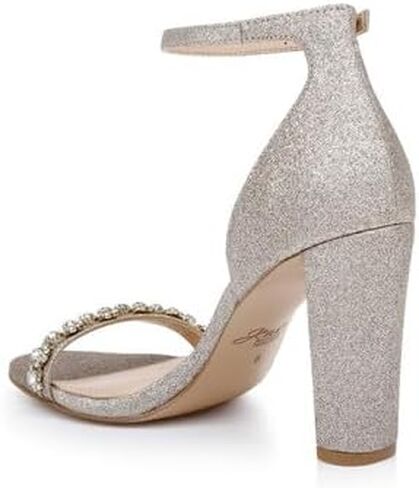 Jewel Badgley Mischka Alyssa Block Heel Sandals in Saudi Arabia