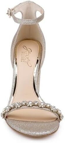 Jewel Badgley Mischka Alyssa Block Heel Sandals in Saudi Arabia